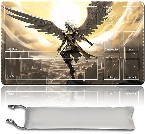Avacyn, Angel of Hope - Premium Spelmatt 60x35cm TCG Kompatibel med OCG CCG RPG MTG Spelmatt, Musmatta