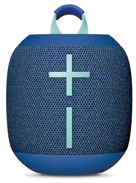 Ultimate Ears WONDERBOOM 4, Altavoz Bluetooth portátil Resistente al Agua con Graves potentes y Sonido de 360 Grados, Altavoz Flotante a Prueba de Polvo con Radio de acción de 40 m - Azul