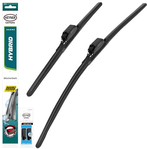 HEYNER® Scheibenwischer Set passend für Mercedes-Benz CLA (03.2019-10.2024) HYBRID Flachbalkenwischer Frontscheibenwischer