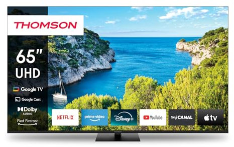 Thomson 65 Zoll (165cm) Google TV 4K UHD Sprachsteuerung Google Assistant Smart TV - 65UG5C14-2024