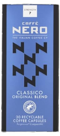 Caffè Nero - Classico Signature Blend Pods - Nespresso Compatible Capsules - (30 Coffee Pods in Total)