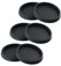 6 Pièces Patin Rond Antidérapant en Caoutchouc, Noir Patins de Meubles, 2,5-Pouces Pied de Chaise Caoutchouc pour Armoires, Canapés, Tables, Pianos, roulettes de Meubles