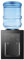 Dispensador de agua eléctrico, máquina de agua fría y caliente, dispensador eléctrico de agua fría y caliente, enfriador de agua de carga superior, dispensador de agua para botellas de escritorio para