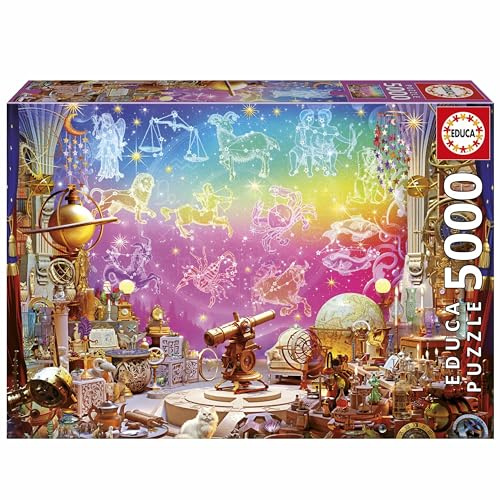 Educa - 5000 Piece Jigsaw Puzzle for Adults | Astrology. Includes Lost Parts Service. Dimensions: 157 x 107 cm. Ages 14 and up (20260)