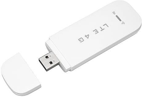 Clé de surf USB 4G LTE - Portable - Pour les déplacements - Sans contrat - Routeur Wi-Fi mobile avec fente SIM - Téléchargement 150 Mbit/s / téléchargement 50 Mbit/s - Prise en charge de 10 appareils