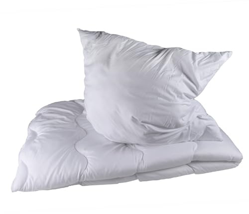 AddLiving Steppbettdecken Set mit Kopfkissen Steppbettdecke 135x200 cm Kopfkissen 80x80