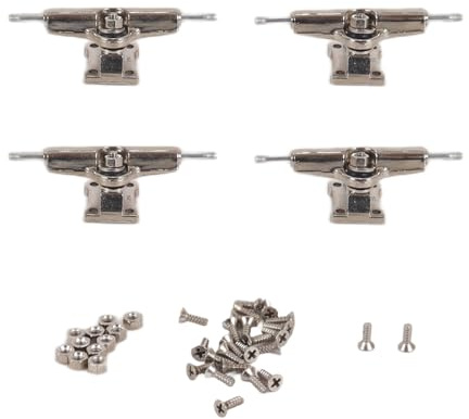 Gutol Trucks de fingerboard Pro (Axles) 29 mm G3 Inverted Style Pro Mini Finger Skateboard Truck (Argent, 29 mm)