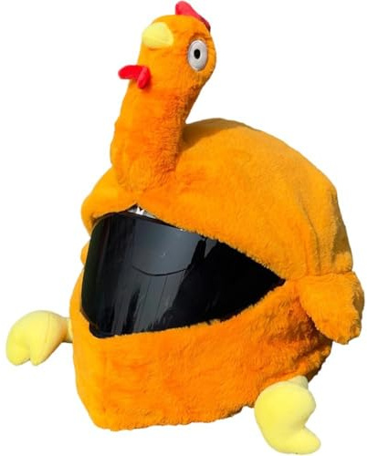 Brxmpn Motorcycle Helmet Cover Plush Turkey Full Face Helmet Protective Cover Motorcycle Helmet Plush Hat Lightweight Cycle Helmet