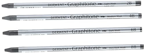 Derwent 34304 vattenlöslig penna, 4 stycken