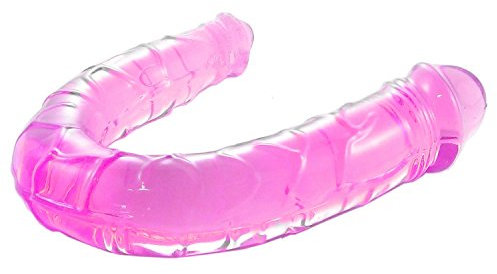 Dildo Doppio Fallo Gigante Sensazione Realistica Pene Enorme Venato e Duro di 30cm ToyAmour T0014 Boa con 2 Estremitá