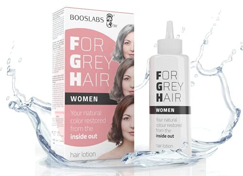 BOOS LABS For Grey Hair for Women Against Grey Hair, Healthy Alternative to Hair Dye, Hair Root Touch Up, Enzymatic Hair Product