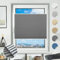 Plissee ohne Bohren verdunkelung Klemmfix Grau 110x120cm Verdunklungsplissee Thermo plissee 100% Blickdicht