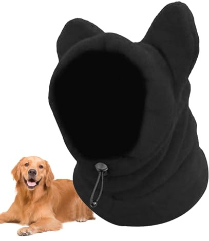 YAOPIU Bonnet pour Chien,Capuche Animaux avec Protège-Oreilles - Doublure Chaude et Douce pour Sorties Hivernales | Accessoire de Déguisement