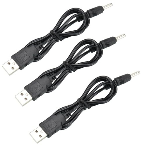 Cordon d'alimentation durable isolé en PVC DC 5 V avec courant 2 A USB vers câble de charge CC 3,5 x 1,35 mm pour une utilisation domestique et en voyage
