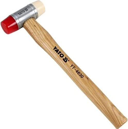 YATO YT-4630 - PU y nylon cabezas Mallet con mango de madera de 22 mm