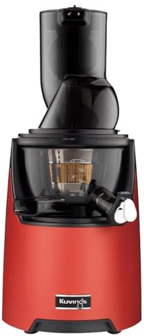 Kuvings EVO820 Signature Slow Juicer – Entsafter mit großem Einfüllschacht und 240W Motor für Obst, Gemüse, Smoothies und Sorbets (Matt Dark Red)