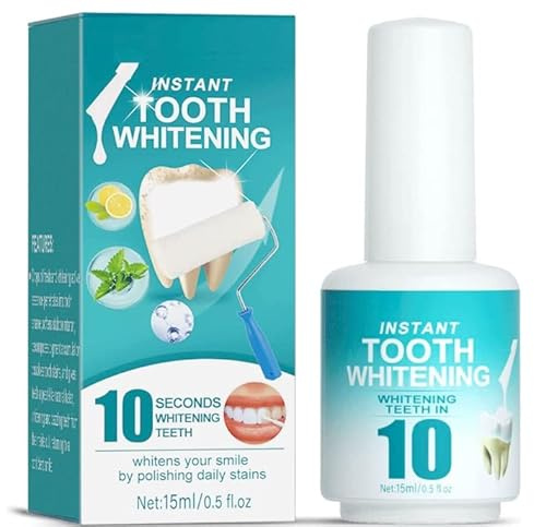 Vernice per denti, gel sbiancante per denti, smalto gel sbiancante per denti delicati, vernice sbiancante istantaneo per denti, smalto per denti a tenuta stagna, per denti sensibili (1 pz)