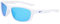 Nike Unisex Sun Sunglasses, 100 White Blue Mirror, 57