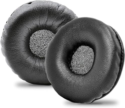 55mm Almohadillas Auriculares, QeeFop 1 Par 55mm Almohadillas de Repuesto Universal Cojín para Sony JBL ATH Philips Sennheiser (Negro)