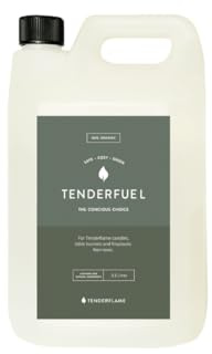 Tenderflame Tenderfuel Organic Huile de Recharge 2.5L, Non Toxique, ininflammable, écologique, sans Danger pour la Flamme