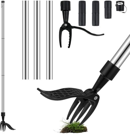 cwdvovy Extractor Malas Hierbas, Azada para Quitar Malas Hierbas, Escardador Malas Hierbas, Quita Hierbas Malas Manual, Extractor De Malas Hierbaspara Eliminar Las Malas Hierbas del Jardín