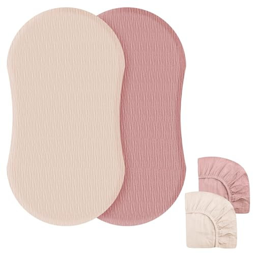 Set De 2 Sabana Bajera Cuna, Sabanas Capazo, Sabanas Cuna, Bebé Sábanas Carro Bebé Sábana Bajera Capazo Universal Sábanas para Sábanas Cochecito Bebé Cochecito De Bebé Cama Sábanas (Crema/Rojo Arena)