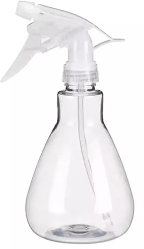 DUAS 500ml & 1L Refillable Trigger Spray Bottles to choose from – Durable, Multi-Purpose Clear Plastic for Salon, Garden, Plant Care, Cleaning All-Direction Mist Sprayer Home & Professional (500 ML)