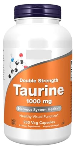 Double Strength Taurine 1000mg, 250 Veg Capsules