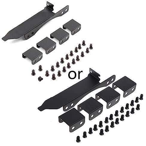 3 Fan Rack PCI Slot Bracket 80-90mm Video Card Cooling Fan Buckle Black Metal