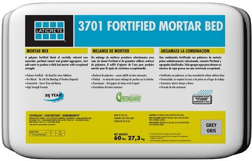 LATICRETE 0229-0060-21 Fortified Mortar Bed 60 Lb. Grey
