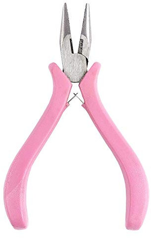 Ideen mit Herz Mini-Flachzange, spitz, 12,5cm lang, Zangenspitze: 2cm, verchromt