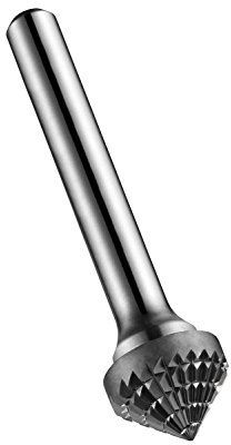 Dormer P819 Rotary Hartmetall-Frässtift, 90 Grad Kegelsenk-Form, Doppelschnitt-Geometrie, helle Oberfläche, verschiedene Größen