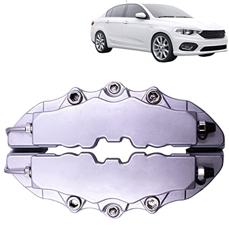 Anulely Bremssattelabdeckungen - Auto Scheibenbremse Bremssattel Abdeckungen Vorne - Hochglanz und Hitzebeständig, Scheibenbremse Bremssattel Auto Abdeckungen Vorne & Hinten Kit Auto für Auto