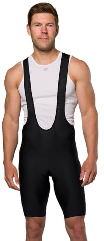 PEARL IZUMI Men's 10.5 Attack Cycling Bib Shorts, Breathable with Reflective Fabric, Black, X-Large