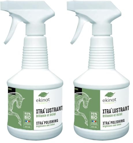 EKINAT - Spray Xtra' Lustrant pour Chevaux (Lot de 2)