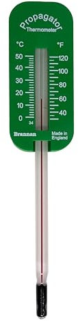 Brannan Sonde thermomètre de sol de jardin – Accessoires de serre idéaux pour mesurer la température du sol pour planter et semer des graines et des plantes