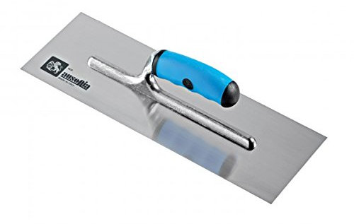 AUSONIA - 42105 TALOCHE POUR STUC AVEC LAME EN ACIER INOX 36X10 ET MANCHE EN CAOUTCHOUC BI-MATIÈRE