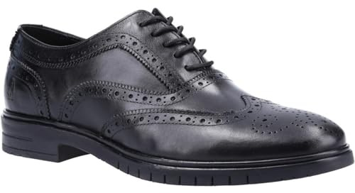 Hush Puppies Men's Santiago Oxford, Black, 8 UK