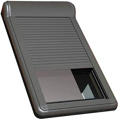 Fakro Sparpaket Dachfenster PTP-V U3 mit Solar Rollladen ARZ Solar und Eindeckrahmen (66 x 118, Eindeckrahmen: EZV-A - für Dachziegel bis 4,5cm)