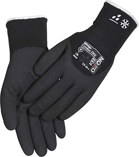 OX-ON HandschuhMan. 1 Paar Freeze Arbeitshandschuhe Winter Gr. 7-11 Thermo gefüttert, Schnittfestigkeitsstufe B (Größe 8/M)
