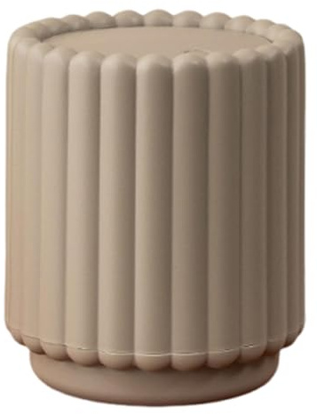 Baoblaze Petite poubelle de bureau à couvercle rabattable, motif, accessoires pour poubelle de table, Gris Foncé