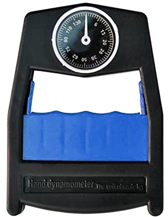 Dynamomètre à main avec poignée pour améliorer les muscles Bleu 130 kg