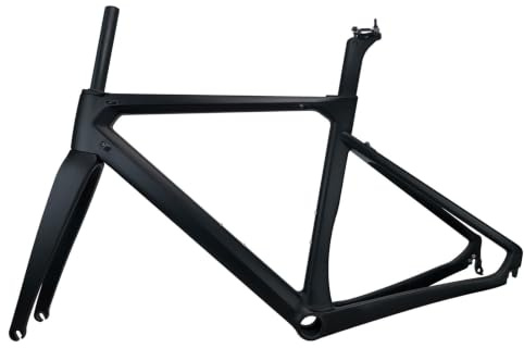 700C Kolfiber Racercykelram Med Gaffel 44/47/50/53/56CM Fälgbroms