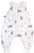 Julius Zöllner Schlafoverall Jumper aus Jersey Baumwolle, Made in Germany, Crazy Animals, 48-60 Monate / Gr. 104