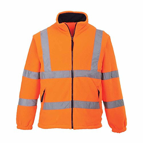 Portwest Polar De Alta Visibilidad Con Forro De Malla, Tamaño: XXXL, Color: Naranja, F300ORRXXXL