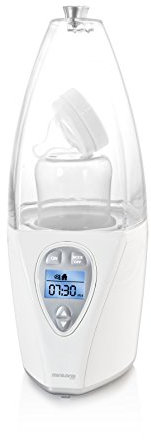 Miniland - Calienta Biberón Digital Ultra Rápido, Esteriliza Biberones Leche Materna Potitos, Casa o Coche, Pantalla RetroIluminada, Calcula Automáticamente Tiempo Calentamiento, Temperatura Apropiada