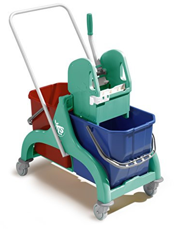TTS Cleaning 00006083 Nick Carrello 30 litri con Maniglia, Verde