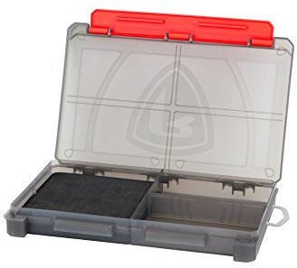 Fox Rage Compact Storage Box Medium 22,1x14,47x2,75cm - Angelbox für Jigköpfe, Drillinge, Angelhaken & Kleinteile, Kleinteilebox
