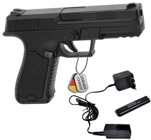 CYMA cm.127 AEP - Softair Pistole < 0,5 Joule I Airsoft Set inkl. Akku & Ladegerät - Vollautomatisch & Semi elektrisch CM127