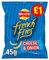 Walkers Pommes Pommes Frites Käse und Zwiebeln Snacks, 15er Pack (1 x 45 g)